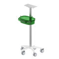 Hospital  Medical  fixed height  trolley Mobile Portable Ultrasound Scanner  Medical Cart With Wheels